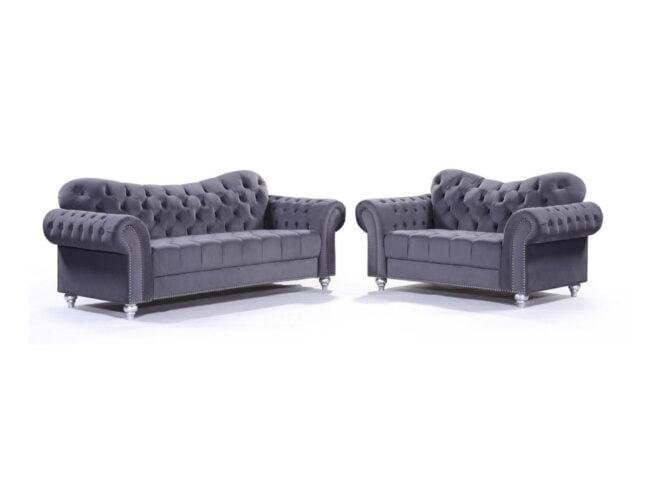 Italian elegance chesterfiled sofa 3+2 - swedzo furnitures (1)
