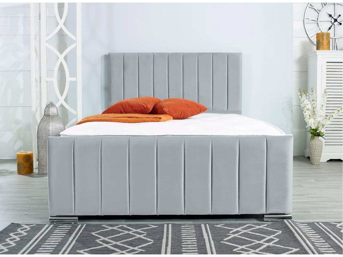 Panel Bed With Mattress