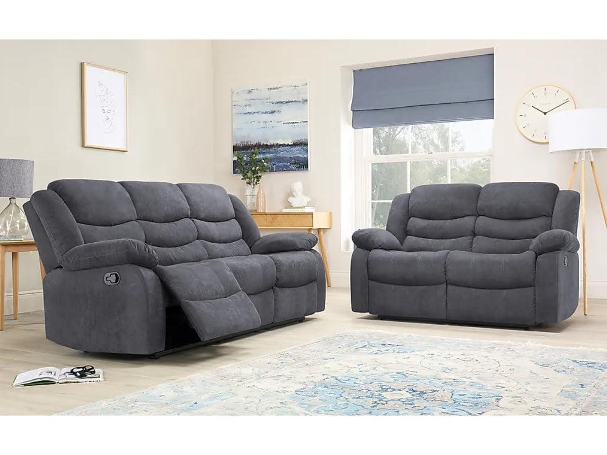 Sorrento Fabric Recliner Sofa Set