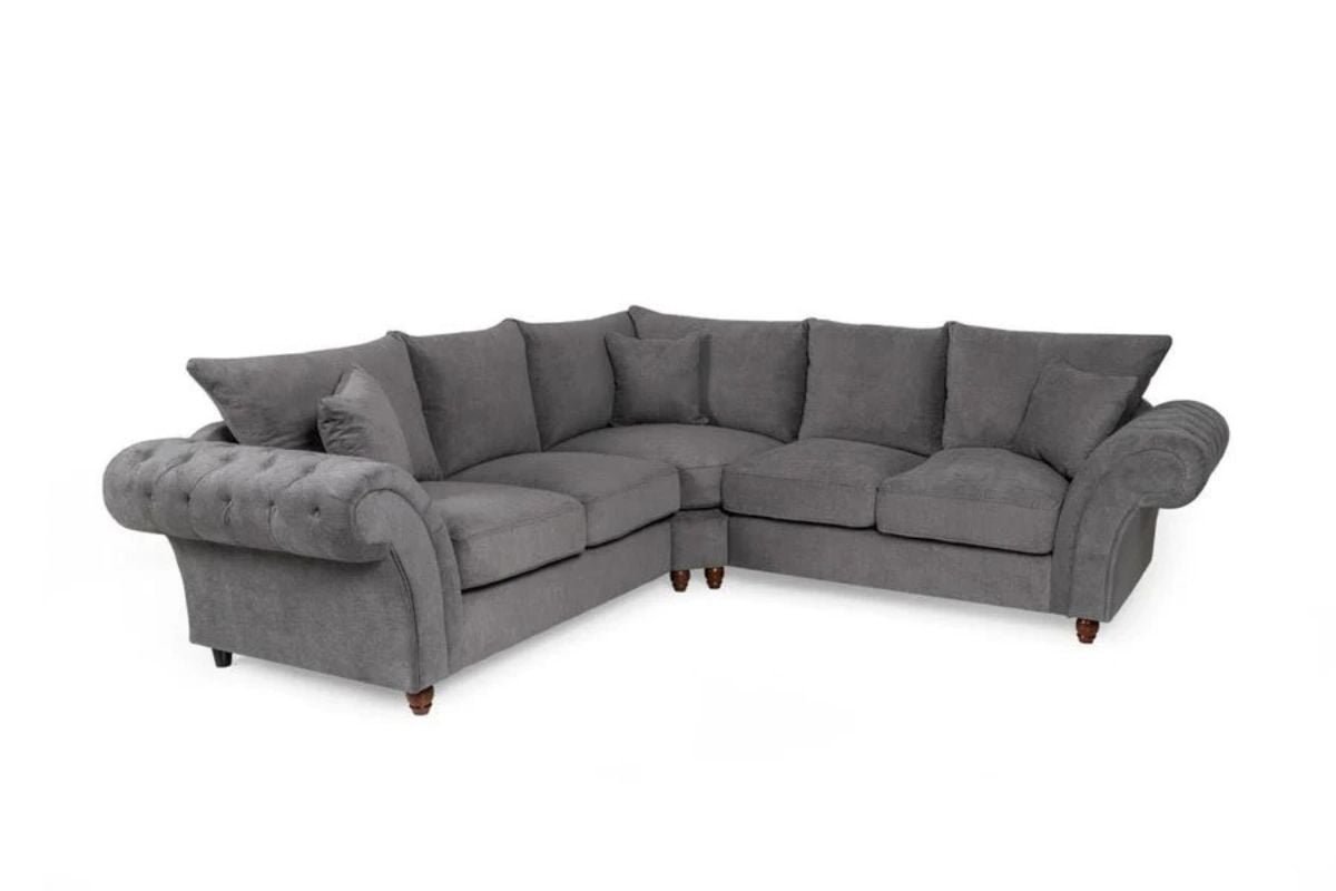 Windsor Double Grey Corner Sofa